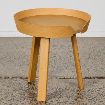 Muuto Oak Around Modern Side Table